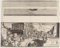 KG 06670
<br/>
Portugese Synagoge, 't profiel van de kerk
<br/>
<em>Hooghe, Romeyn de (1645-1708)</em>